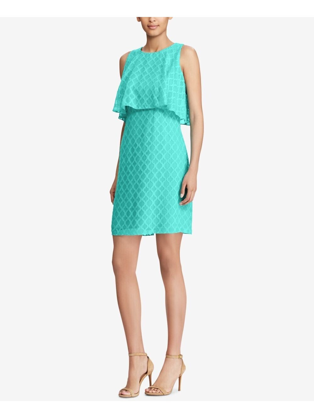 American Living Womens American Living Sleeveless Jacquard Dress Size 6